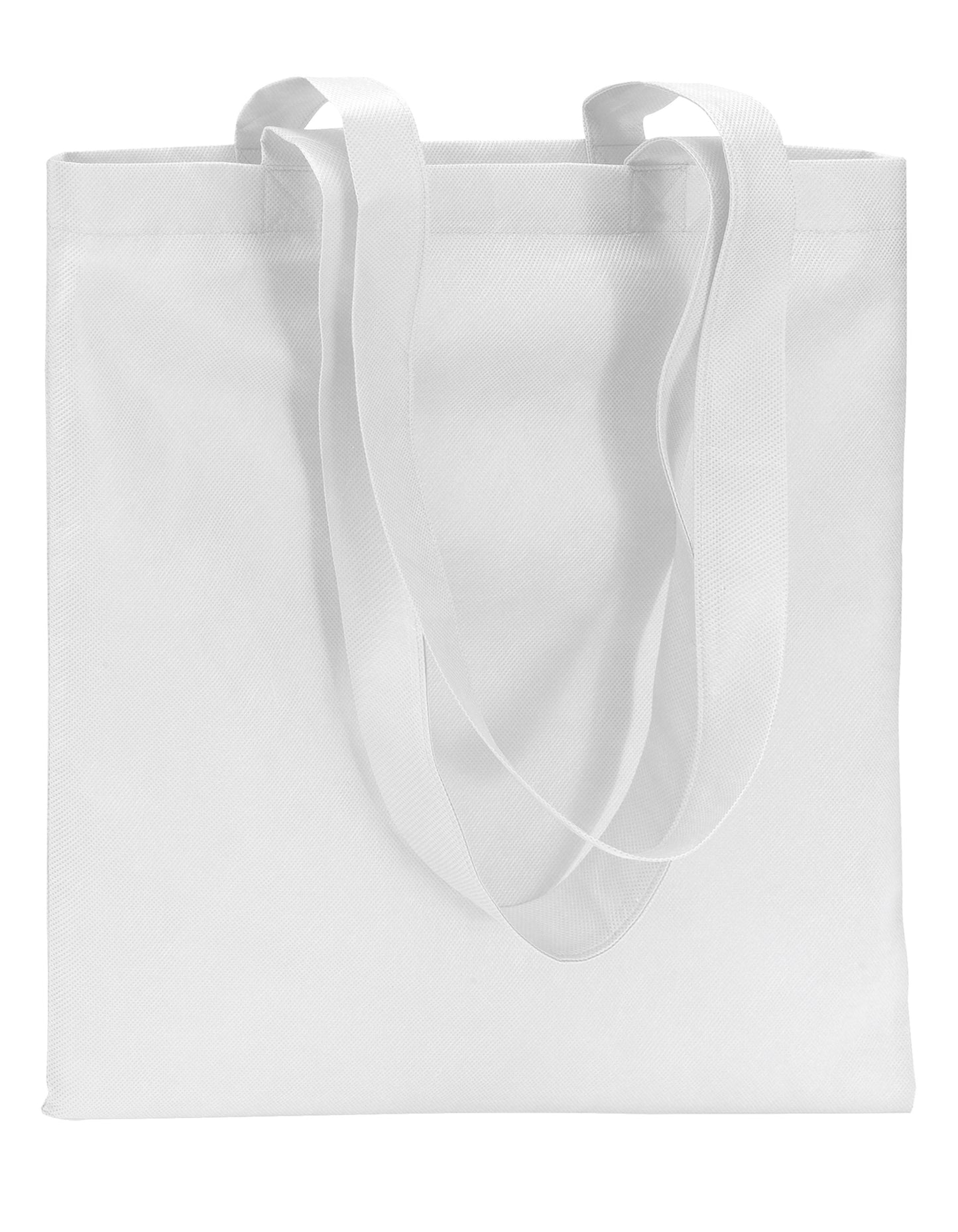 Non-Woven Shopping Bag Austin in White, Größe 40 x 40 cm