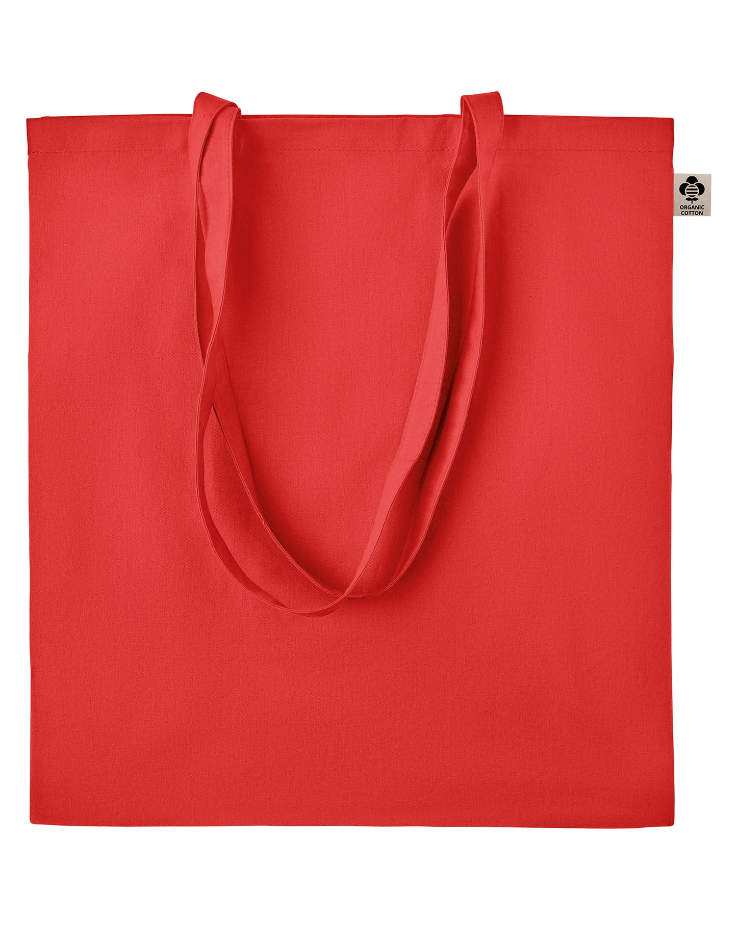 Shopping Bag Stockholm in Red, Größe 38 x 42 cm