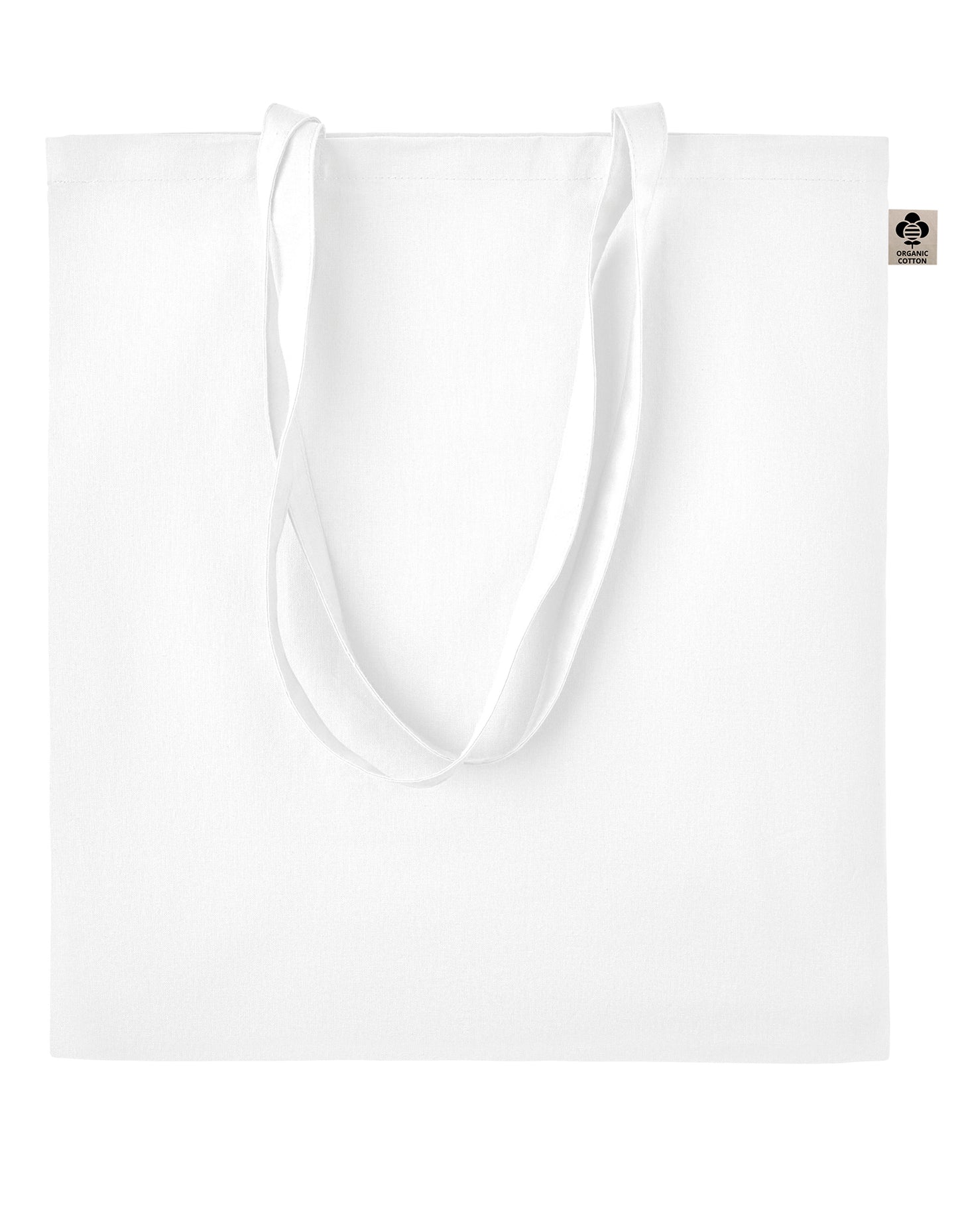 Shopping Bag Stockholm in White, Größe 38 x 42 cm