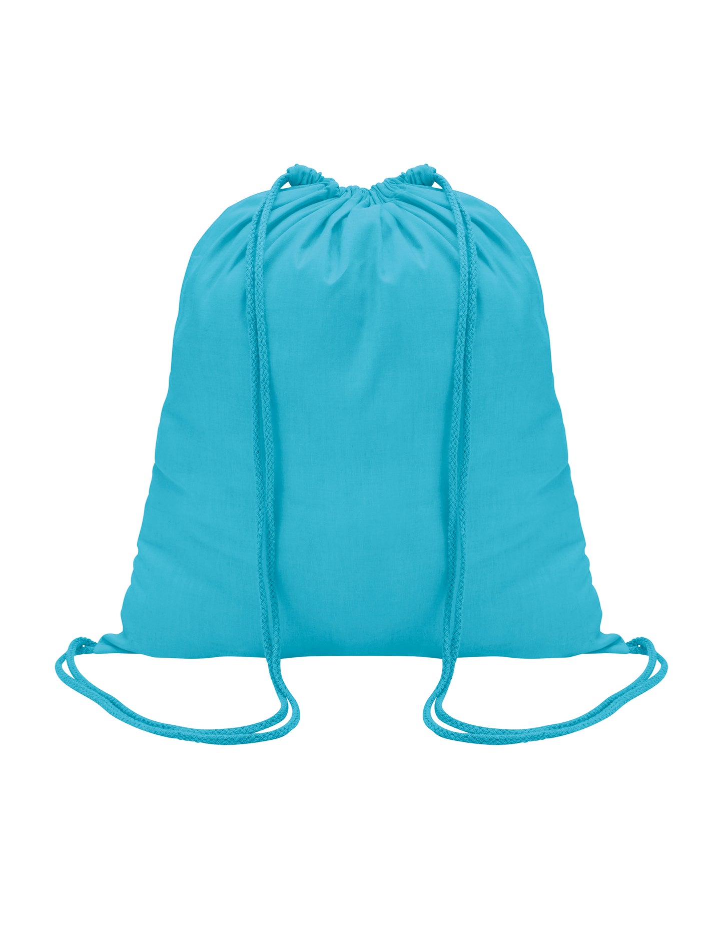 Drawstring Backpack Genova in Turquoise, Größe 37 x 41 cm