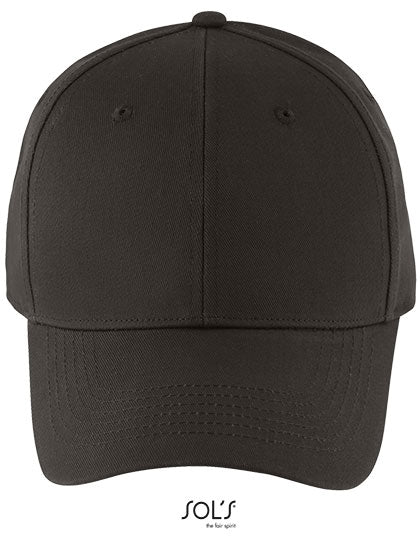 Six Panel Cap Blaze in Dark Grey (Solid), Größe One Size