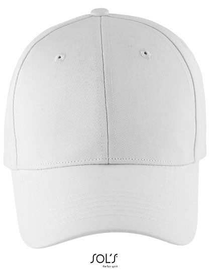 Six Panel Cap Blaze in White, Größe One Size
