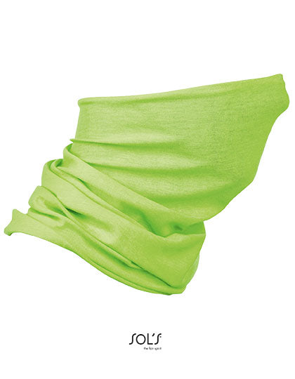 Multifunctional Neck Warmer Bolt in Apple Green, Größe 25 x 50 cm