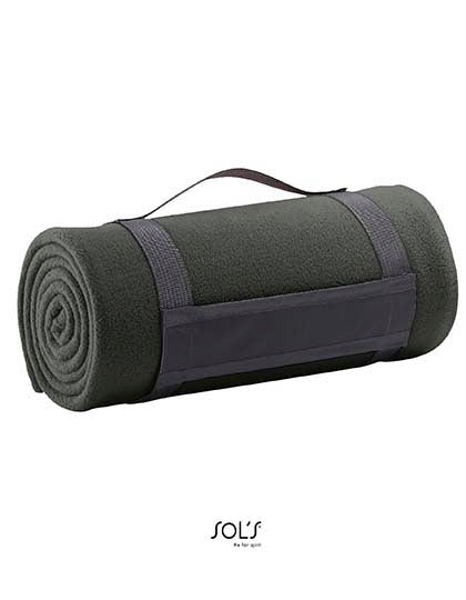 Fleece Plaid in Charcoal Grey (Solid), Größe 150 x 120 cm