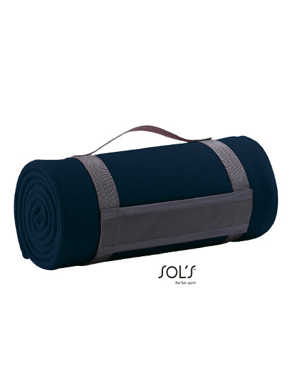 Fleece Plaid in French Navy, Größe 150 x 120 cm