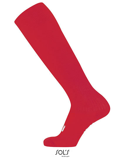 Soccer Socks in Red, Größe 40/44