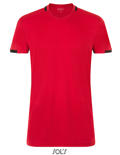 Classico Contrast Shirt in Red, Größe XXL