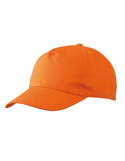 5 Panel Promo Cap in Orange, Größe One Size