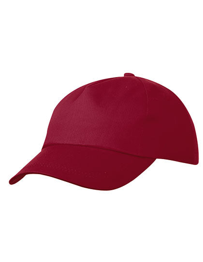 5 Panel Promo Cap in Wine, Größe One Size