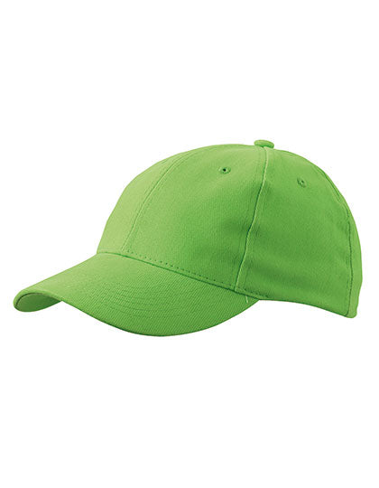 6-Panel Cap Laminated in Lime Green, Größe One Size