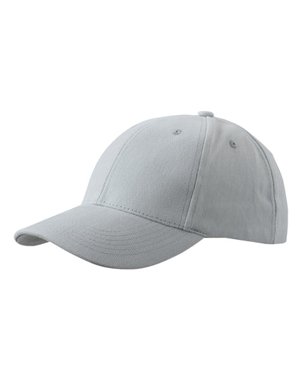 6-Panel Cap Low Profile in Light Grey, Größe One Size