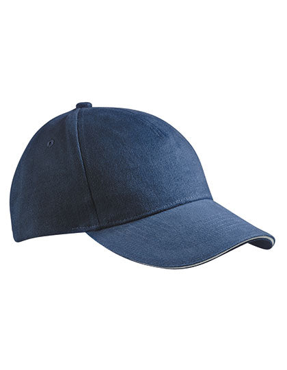 5 Panel Sandwich Cap in Navy, Größe One Size