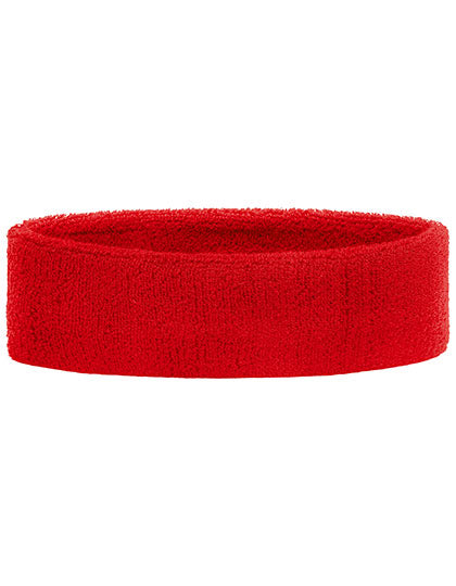 Terry Headband in Red, Größe One Size