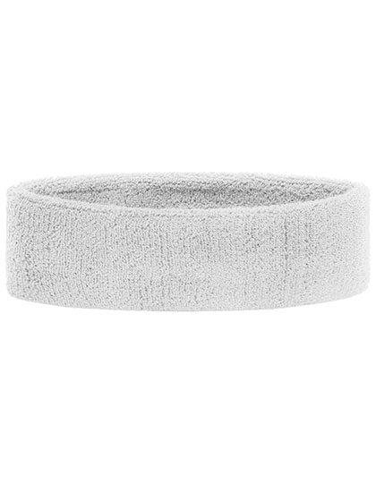 Terry Headband in White, Größe One Size