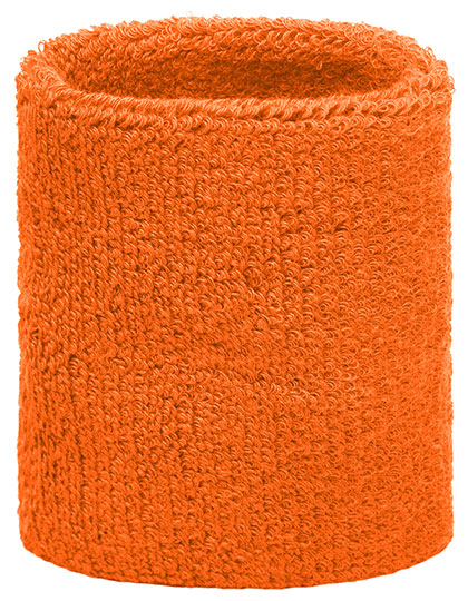 Terry Wristband in Orange, Größe One Size