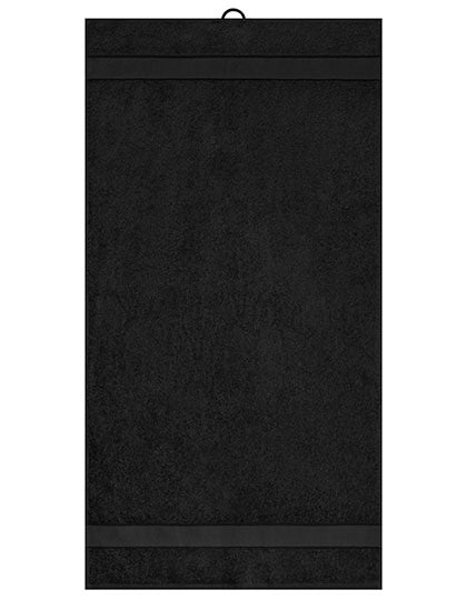 Hand Towel in Black, Größe 50 x 100 cm