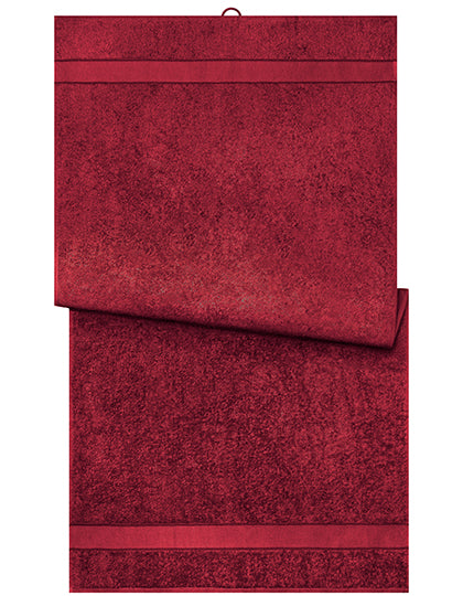 Bath Towel in Orient Red, Größe 70 x 140 cm