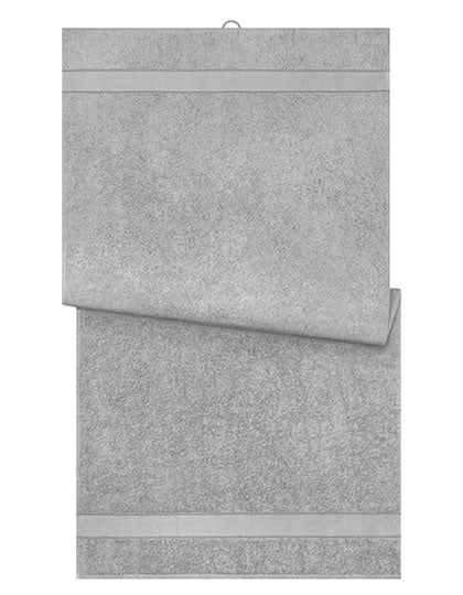 Bath Towel in Silver, Größe 70 x 140 cm
