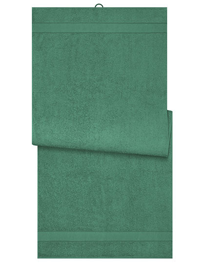 Sauna Sheet in Dark Green, Größe 70 x 180 cm