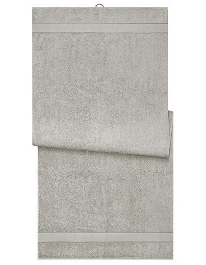 Sauna Sheet in Mid Grey, Größe 70 x 180 cm