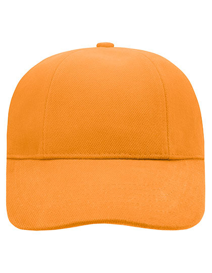 Turned 6 Panel Cap Laminated in Orange, Größe One Size