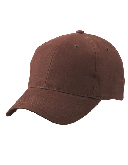 Brushed 6-Panel Cap in Brown, Größe One Size
