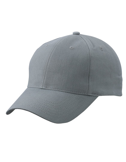 Brushed 6-Panel Cap in Grey, Größe One Size