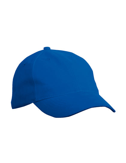 6 Panel Softlining Raver Cap in Royal, Größe One Size