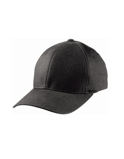6 Panel Original Flexfit® Cap in Black, Größe L/XL (58/59 cm)