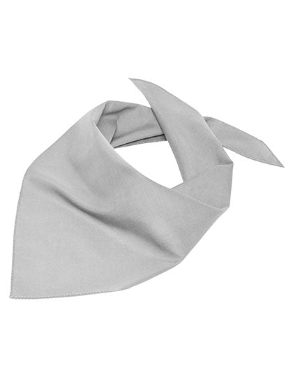 Triangular Scarf in Light Grey, Größe One Size