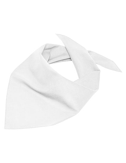 Triangular Scarf in White, Größe One Size