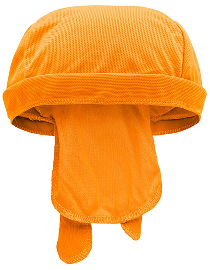 Functional Bandana Hat in Orange, Größe One Size