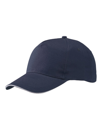 5 Panel Promo Sandwich Cap in Navy, Größe One Size