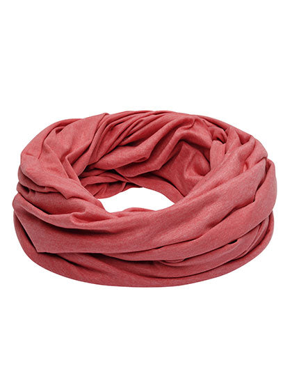 Heather Summer Loop-Scarf in Red Melange, Größe 75 x 80 cm