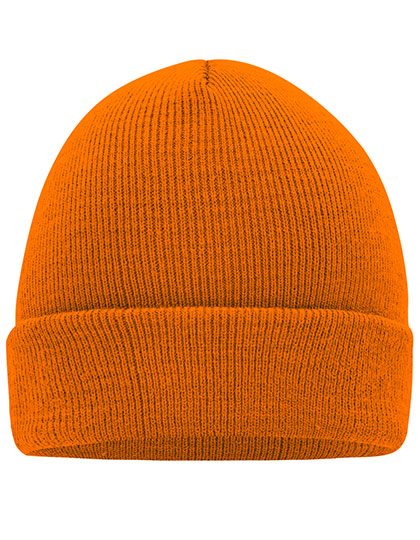 Knitted Cap in Orange, Größe One Size