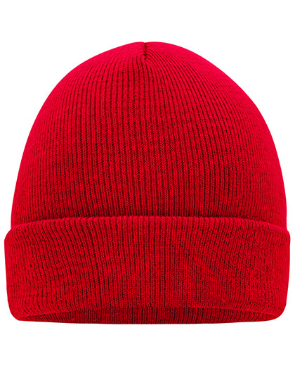 Knitted Cap in Red, Größe One Size