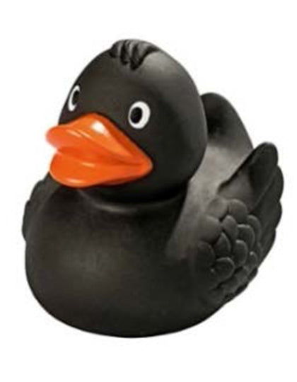 Schnabels® Quietsche-Ente in Black, Größe 75 mm