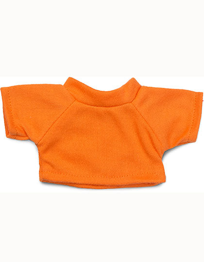 Mini-T-Shirt in Orange, Größe L (12x 22,5 cm)