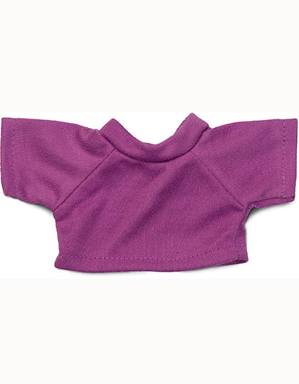 Mini-T-Shirt in Purple, Größe L (12x 22,5 cm)
