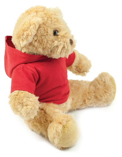 Teddy Hoodie in Red, Größe L