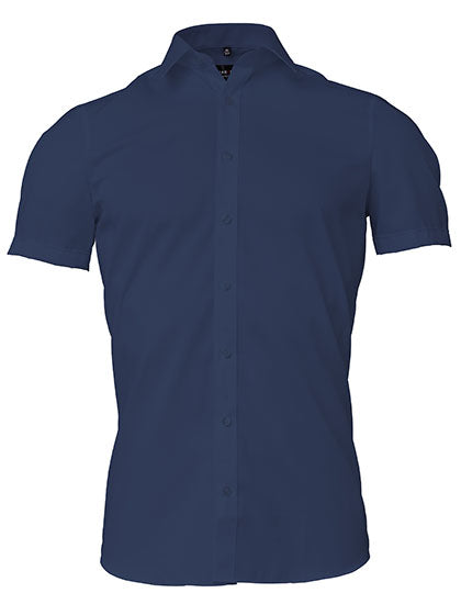 Men´s Shirt Body Fit Extra Long Sleeve in Navy, Größe 43