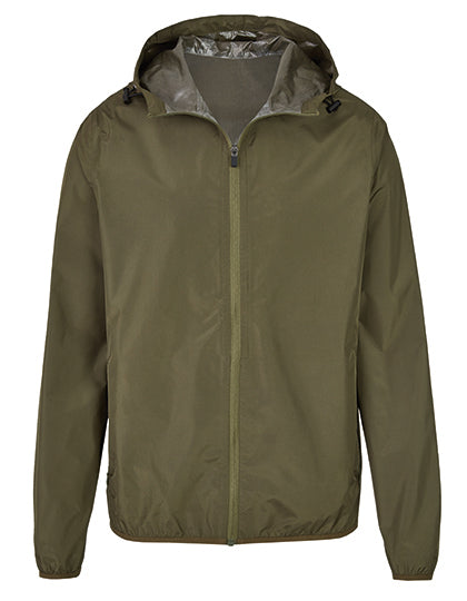 my mate - Unisex Hooded Windbreaker in Olive, Größe 3XL