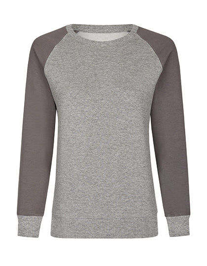 my mate - Ladies´ Crew Neck Sweat in Heather Grey, Größe XXL