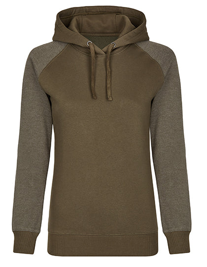 my mate - Ladies´ No Pocket Hoody in Olive, Größe XXL
