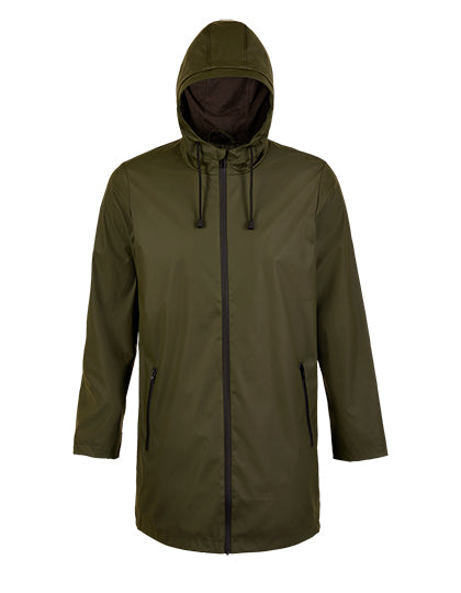Men´s Wax Parka Antoine in Deep Khaki, Größe 4XL