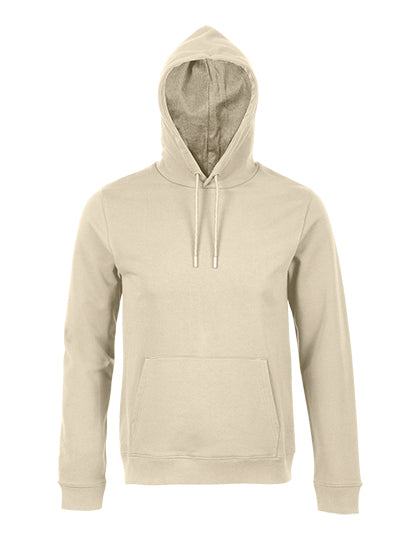 Men´s French Terry Hoodie Nicholas in Dusty Beige, Größe 4XL