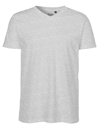 Men´s V-Neck T-Shirt in Sport Grey, Größe 3XL
