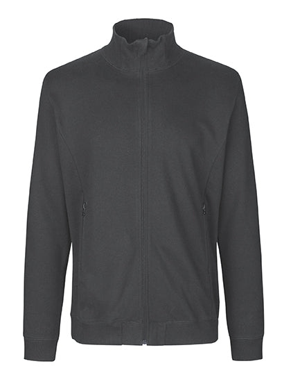 Unisex High Neck Jacket in Charcoal, Größe 3XL