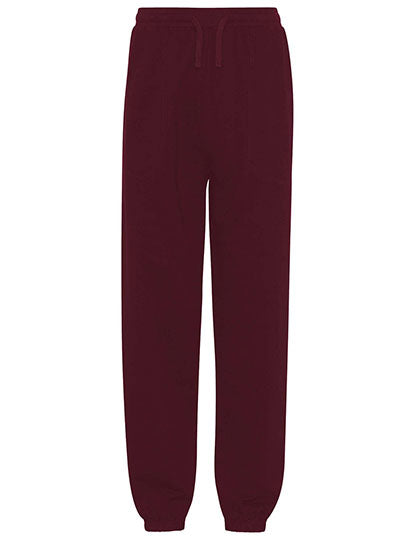 Unisex Sweatpants With Elastic Cuff in Bordeaux, Größe 3XL