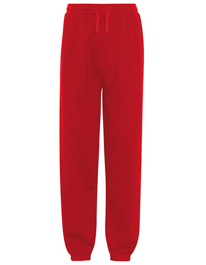 Unisex Sweatpants With Elastic Cuff in Red, Größe 3XL
